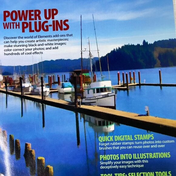 Adobe Photoshop Elements Techniques Magazine u Mar Apr 2010 Power Up Plug Ins - Picture 2 of 7